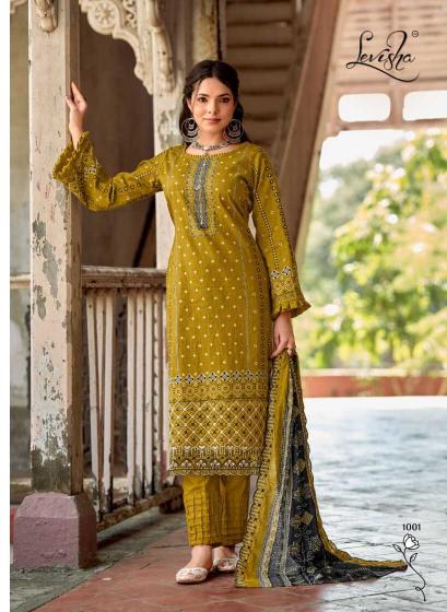 Levisha zubia pakistani style wholesale dress materials online